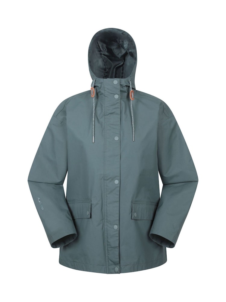 Mountain Warehouse Green Misty Waterproof Jacket - Image 1 of 5 Mountain Warehouse Green Misty Waterproof Jacket - Image 1 of 5