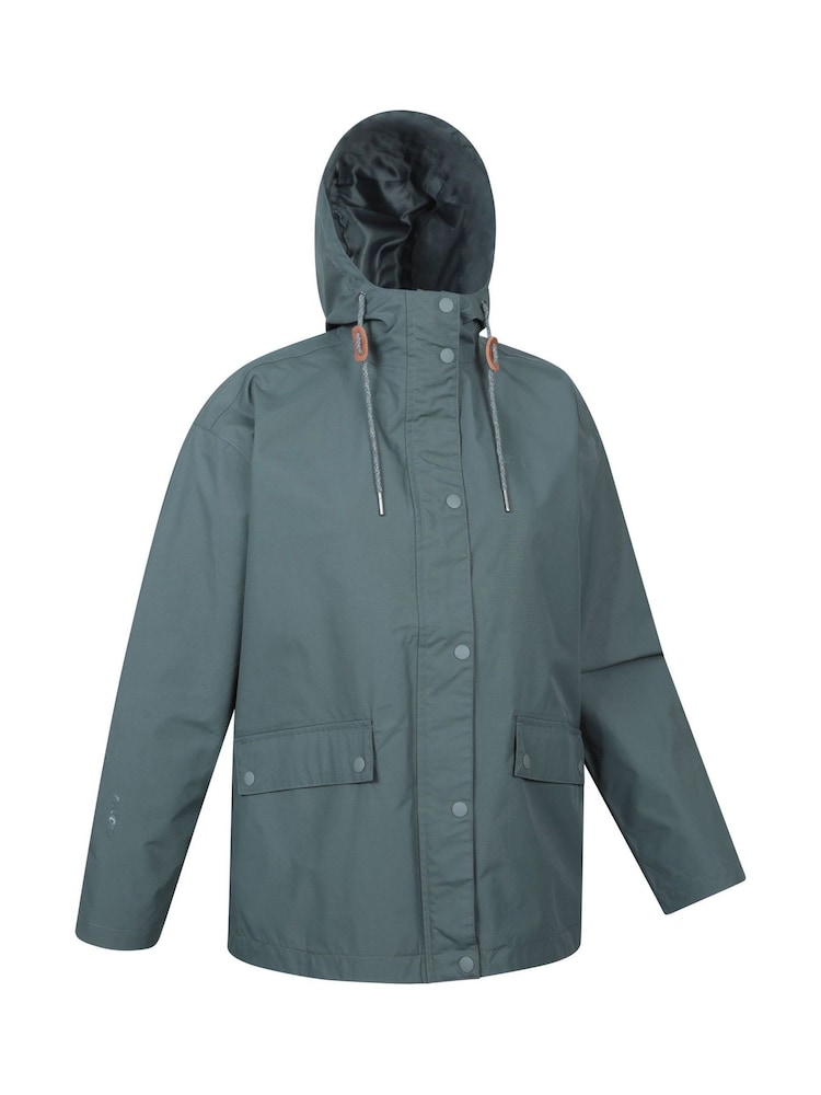 Mountain Warehouse Green Misty Waterproof Jacket - Image 2 of 5 Mountain Warehouse Green Misty Waterproof Jacket - Image 2 of 5