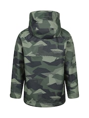 Mountain Warehouse Green Kids Ravine Lightweight Printed Waterproof Jacket - Image 3 of 5