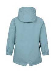 Grün - Mountain Warehouse Kids Coast Jersey Lined Waterproof Jacket - Bild 3 von 5