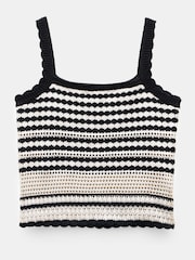 Hush White Mono Stitch Knitted Top - Image 7 of 7
