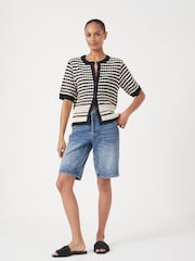 Hush Mono Stitch Short Sleeve Cardigan - Imagem 1 de 6