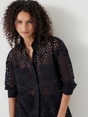 Hush Cotton Broderie Shirt - Imagen 1 de 6