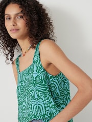 Hush Green Square Neckline Tank Top - Image 3 of 6