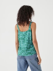 Hush Green Square Neckline Tank Top - Image 4 of 6