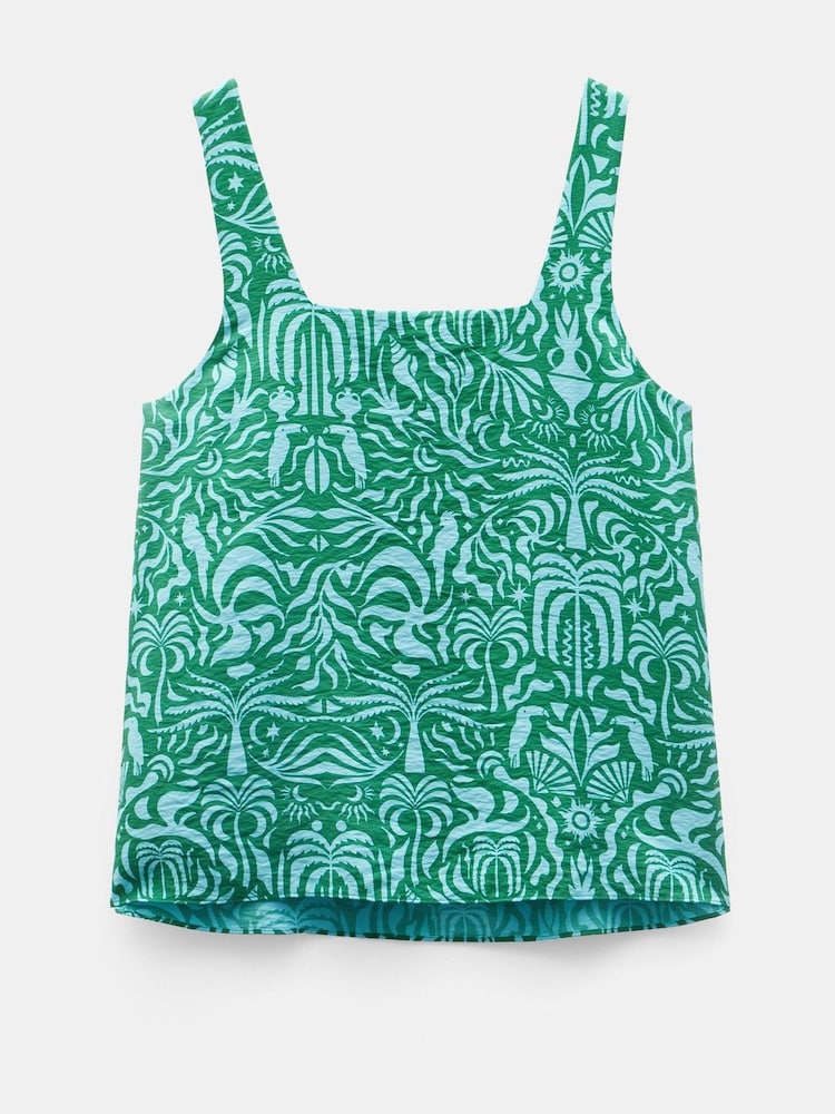 Hush Green Square Neckline Tank Top - Image 6 of 6