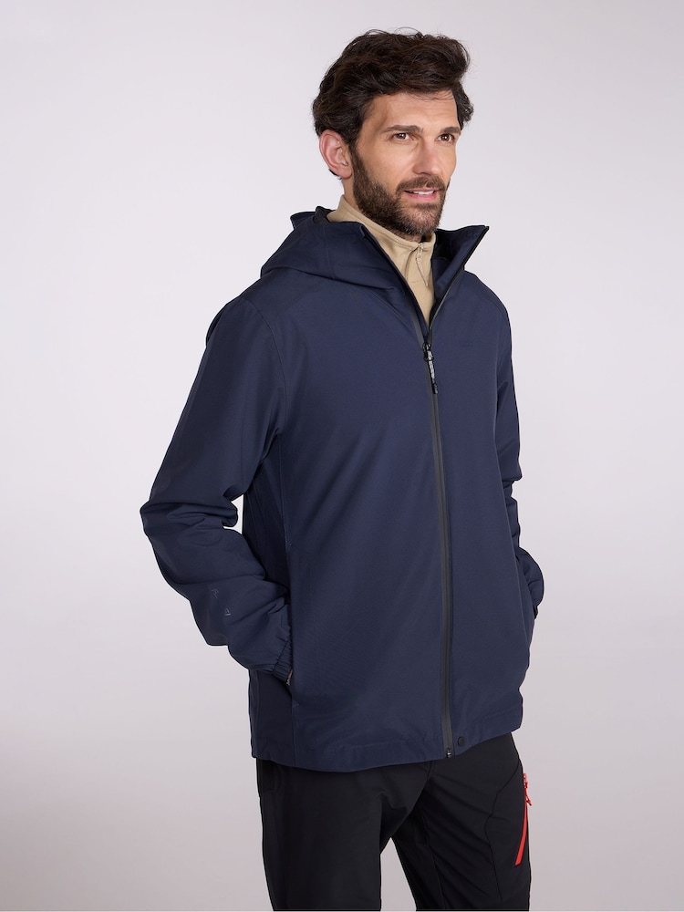 Mountain Warehouse Blue Mens Sambrook Waterproof Jacket - Image 1 of 9 Mountain Warehouse Blue Mens Sambrook Waterproof Jacket - Image 1 of 9