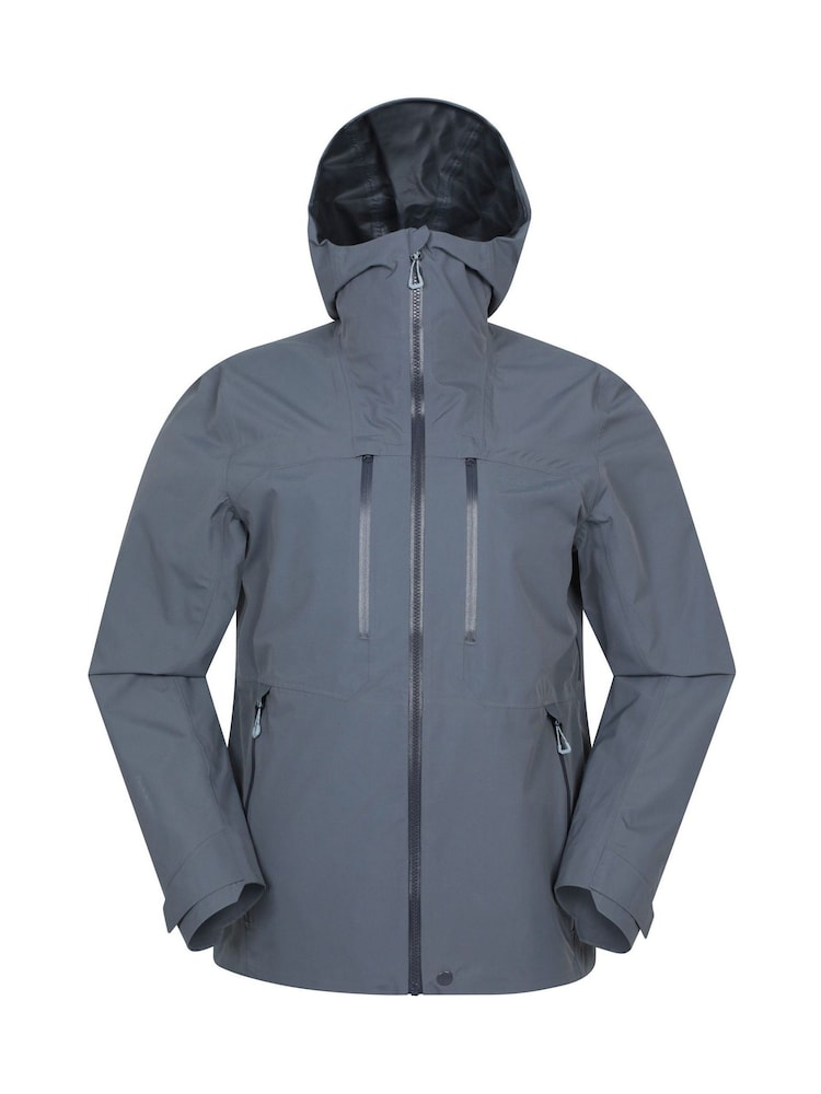 Mountain Warehouse Grey Mens Kailash Ultra 2.5 Layer Waterproof Jacket - Image 1 of 6 Mountain Warehouse Grey Mens Kailash Ultra 2.5 Layer Waterproof Jacket - Image 1 of 6