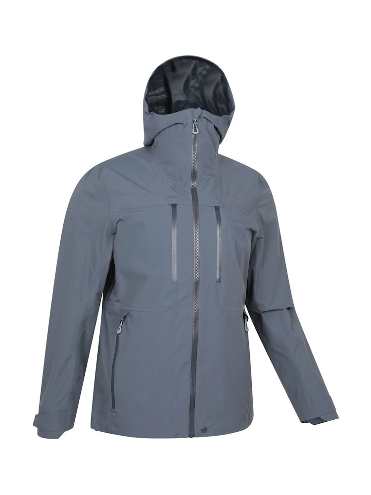Mountain Warehouse Grey Mens Kailash Ultra 2.5 Layer Waterproof Jacket - Image 2 of 6