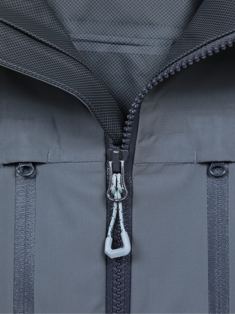Mountain Warehouse Grey Mens Kailash Ultra 2.5 Layer Waterproof Jacket - Image 6 of 6 Mountain Warehouse Grey Mens Kailash Ultra 2.5 Layer Waterproof Jacket - Image 6 of 6