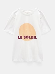Hush Cream Le Soleil Graphic Print T-Shirt - Image 6 of 6