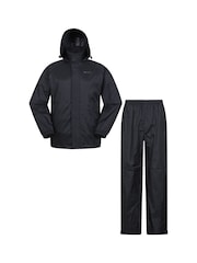 Mountain Warehouse Black Mens Pakka Jacket and Joggers Set - Image 1 of 6