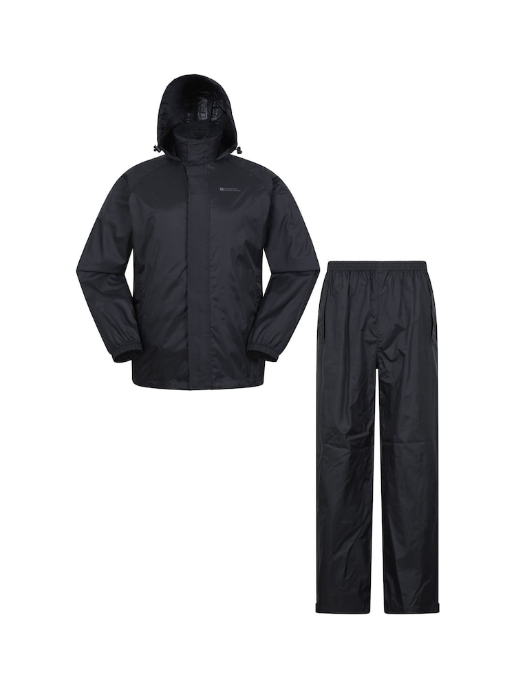Mountain Warehouse Black Mens Pakka Jacket and Joggers Set - Image 1 of 6