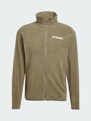 adidas Green Terrex Multi Essentials Full Zip Fleece Jacket - Image 5 of 5