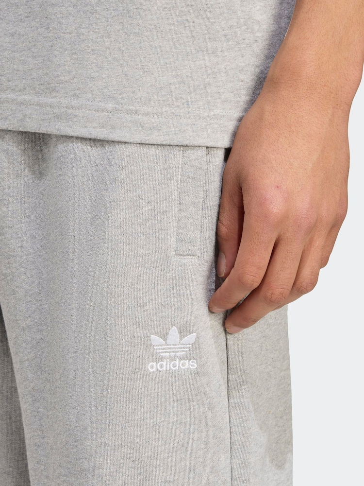 adidas Orignal Grey Essentials Trefoil Shorts - Image 5 of 5