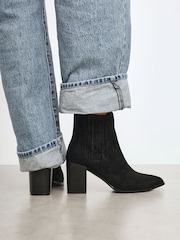 Preto - Linzi Thrive Stacked Block Heel Ankle Boots - Imagem 2 de 6