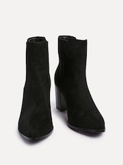 Preto - Linzi Thrive Stacked Block Heel Ankle Boots - Imagem 4 de 6