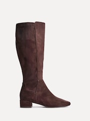 Hellbraun - Linzi Revolve High Leg Boot With Low Block Heel - Bild 2 von 5