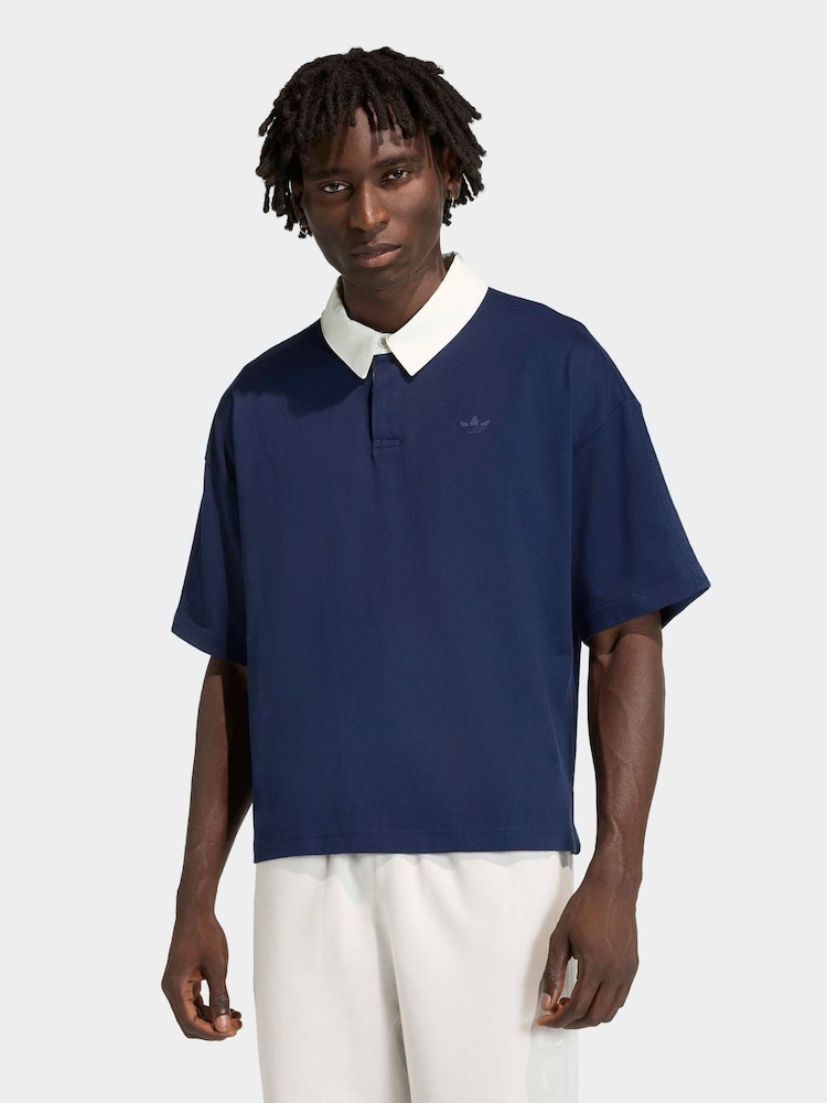 adidas Originals Blue Premium Essentials T-Shirt - Image 1 of 5