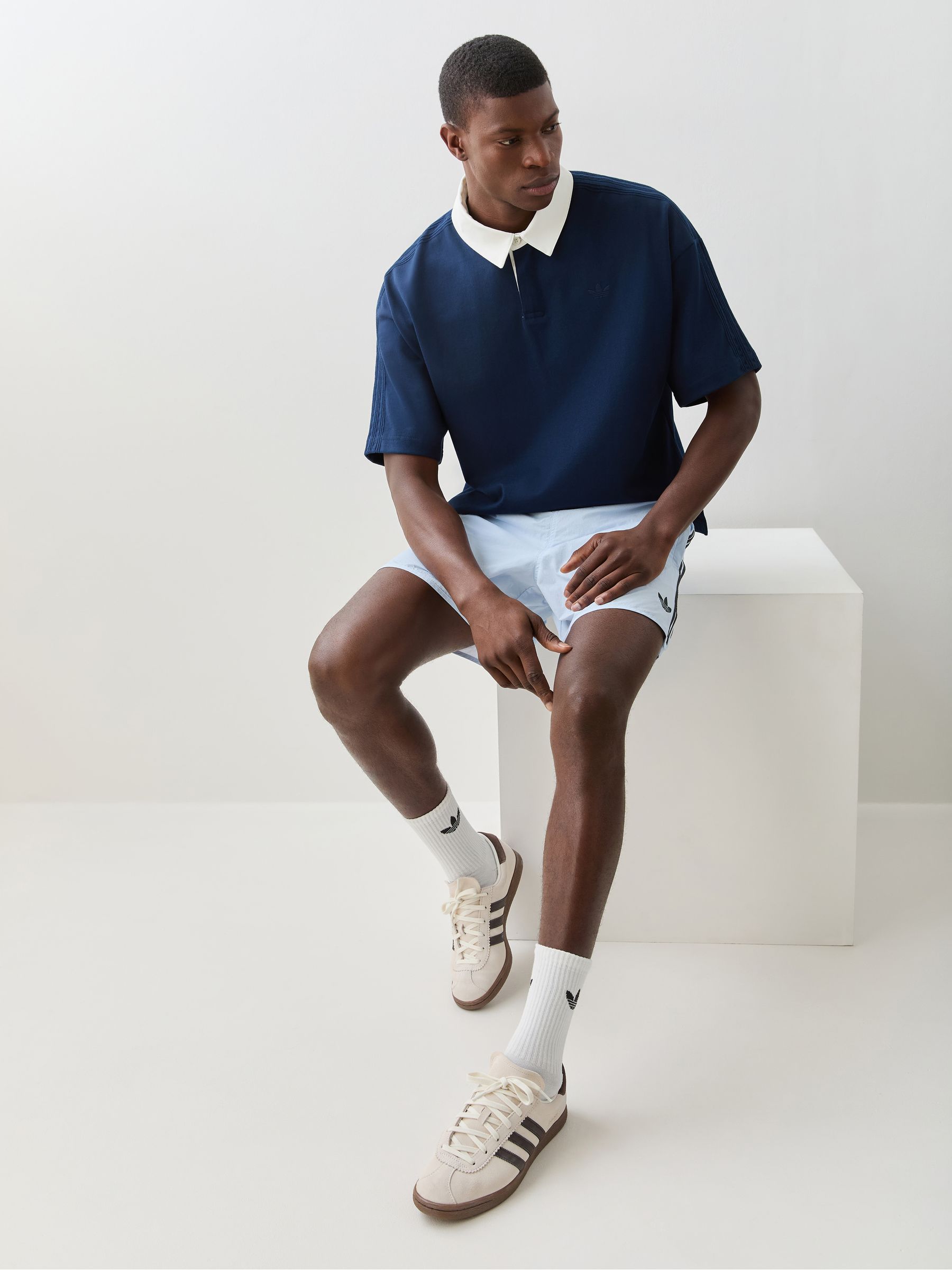 Buy adidas Originals Blue Premium Essentials T-Shirt from Next USA