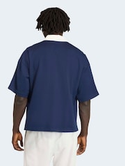adidas Originals Blue Premium Essentials T-Shirt - Image 2 of 5