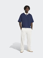 adidas Originals Blue Premium Essentials T-Shirt - Image 3 of 5