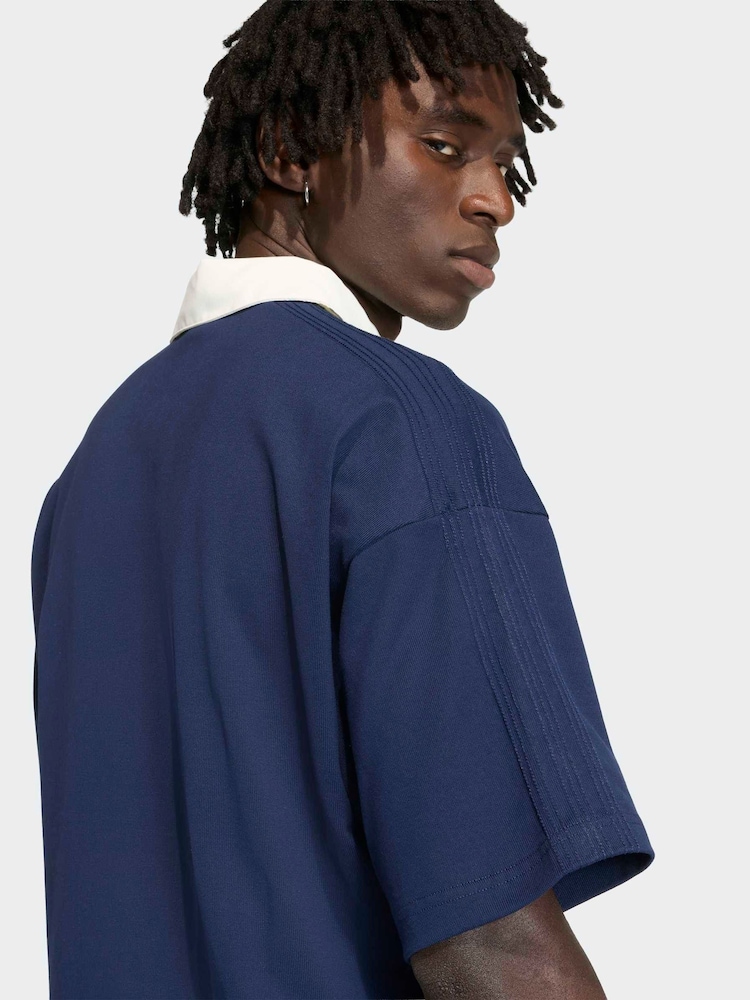 adidas Originals Blue Premium Essentials T-Shirt - Image 5 of 5