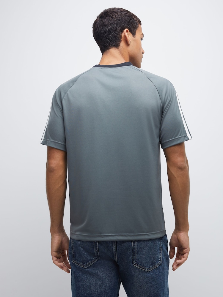 adidas Grey House Of Tiro X Common Goal Jersey T-Shirt - Image 2 of 4