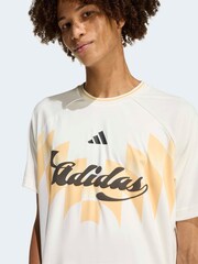 adidas Brown House Of Tiro X Common Goal Jersey T-Shirt - Image 4 of 6