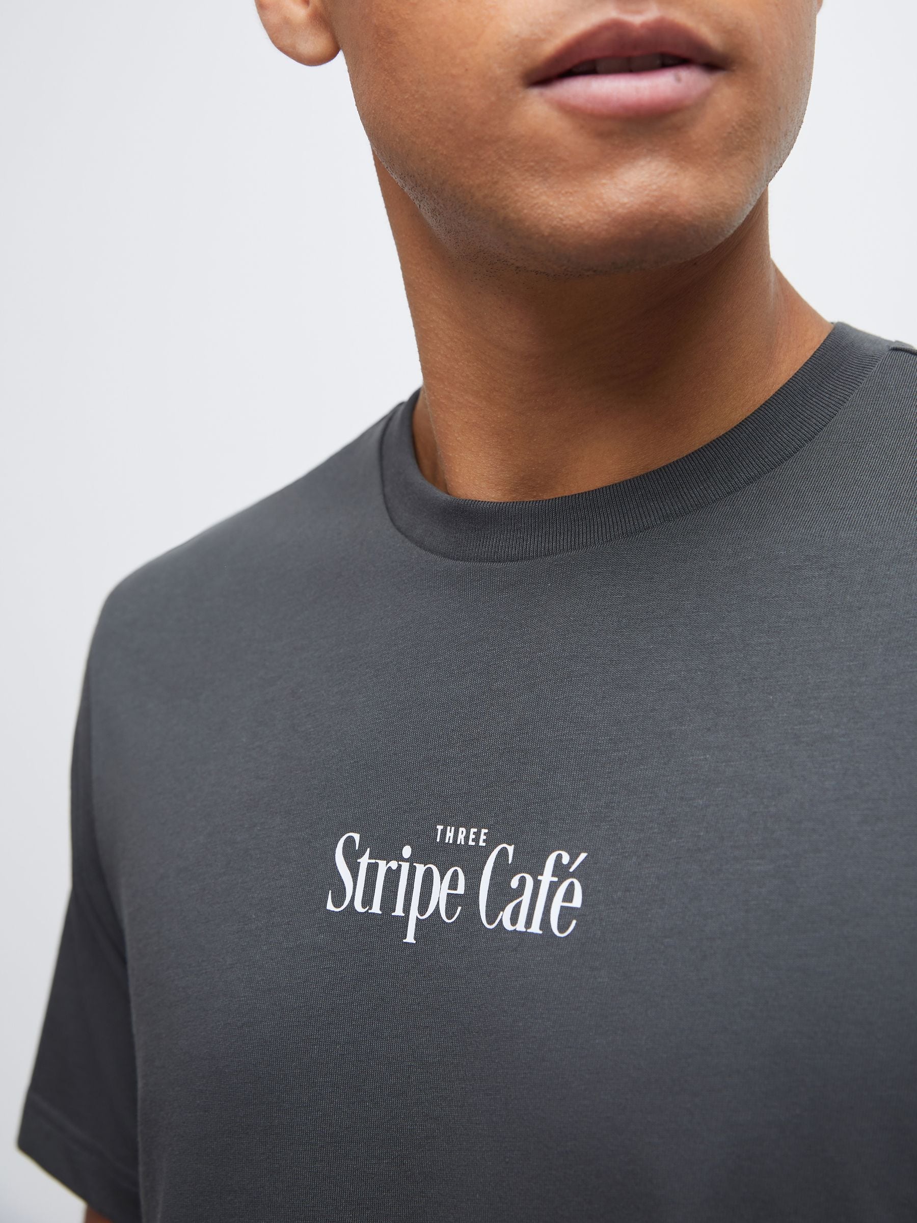 Buy adidas Grey Coffee Cafe Donut Box Graphic T-Shirt from Next USA