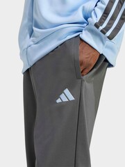 adidas Blue Sportswear 3-Stripes Fleece Tracksuit - Image 5 of 8