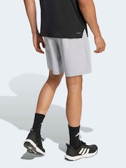 adidas Grey Workout Essentials Base Melange Woven Shorts - Image 1 of 5