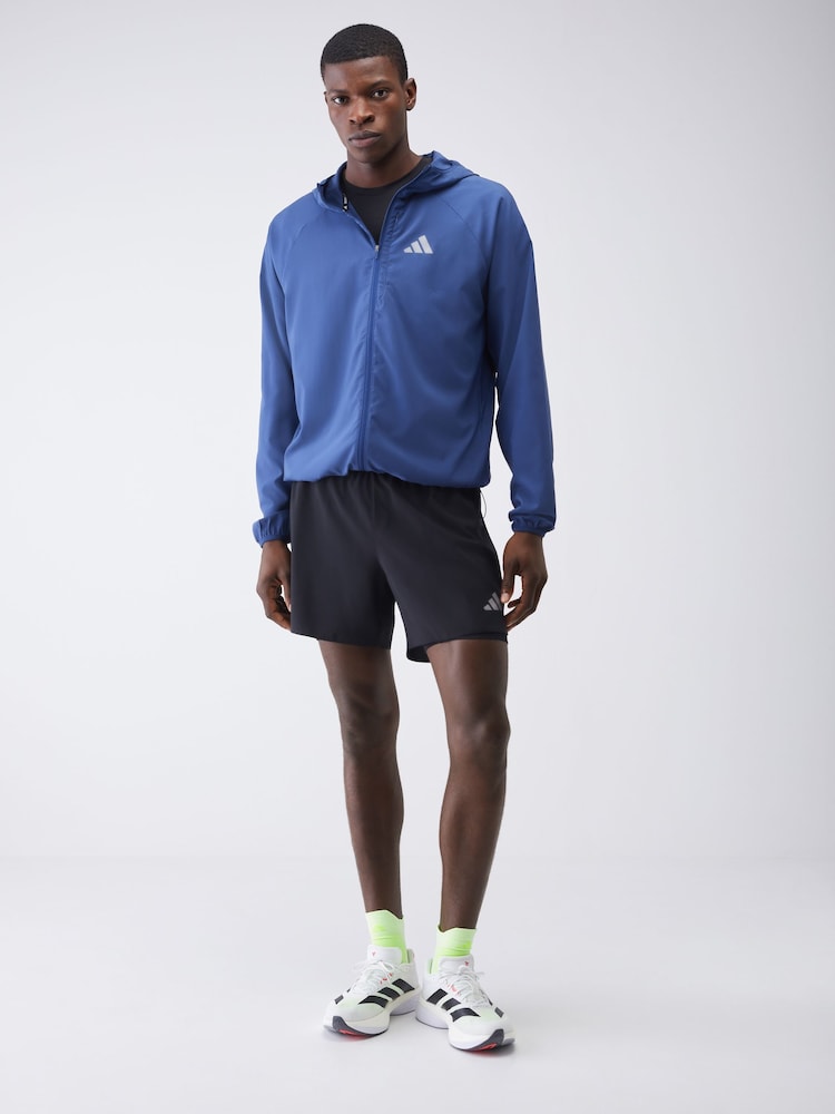 adidas Blue Adi365 Running Essentials Jacket - Image 2 of 4