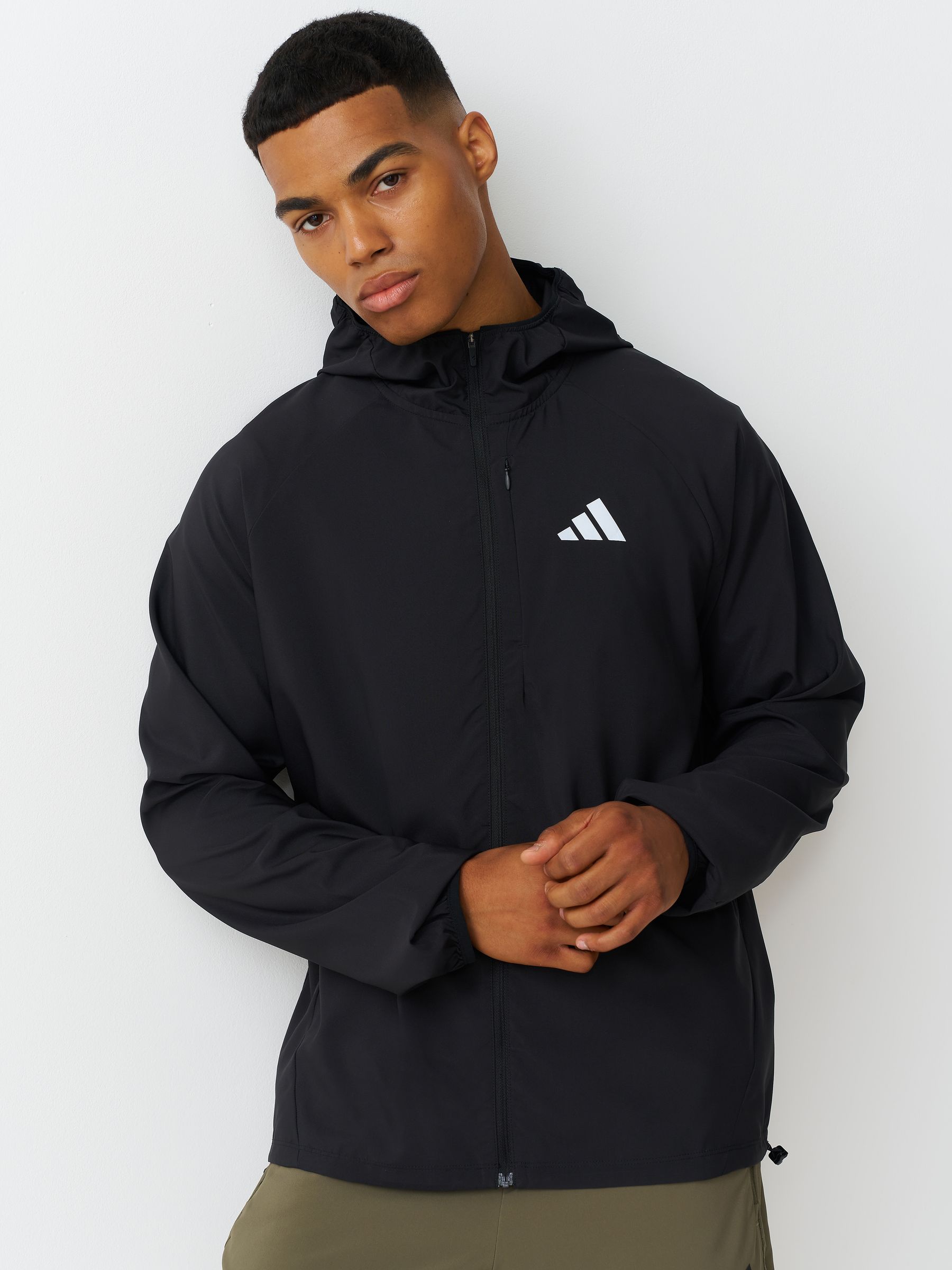 Buy adidas Black Adi365 Running Essentials Jacket from the Next UK