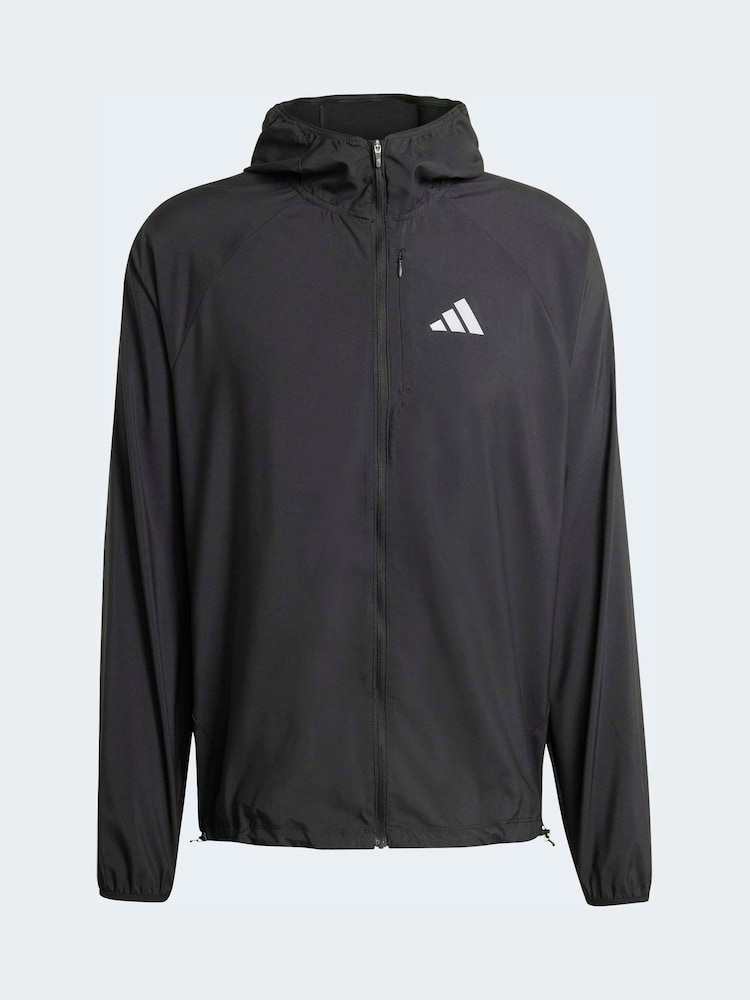 adidas Black Adi365 Running Essentials Jacket - Image 6 of 6 adidas Black Adi365 Running Essentials Jacket - Image 6 of 6