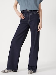 Azul - Calça jeans boca de sino Hush Rowan com bolso embutido - Imagem 1 de 6