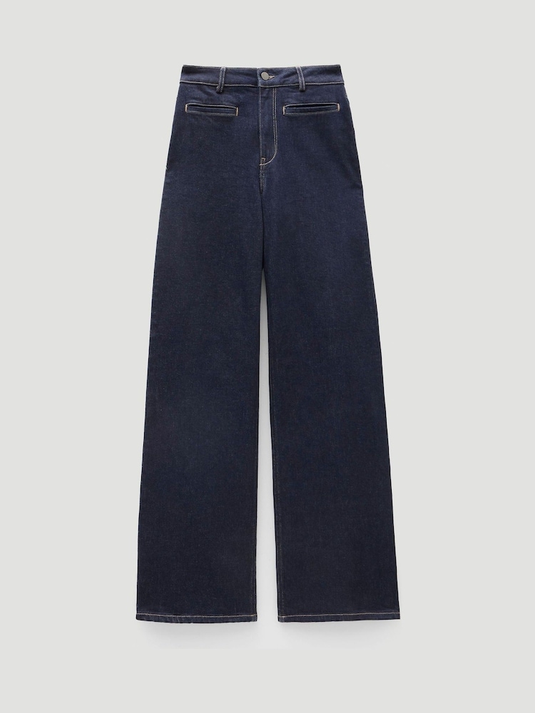 Azul - Calça jeans boca de sino Hush Rowan com bolso embutido - Imagem 6 de 6