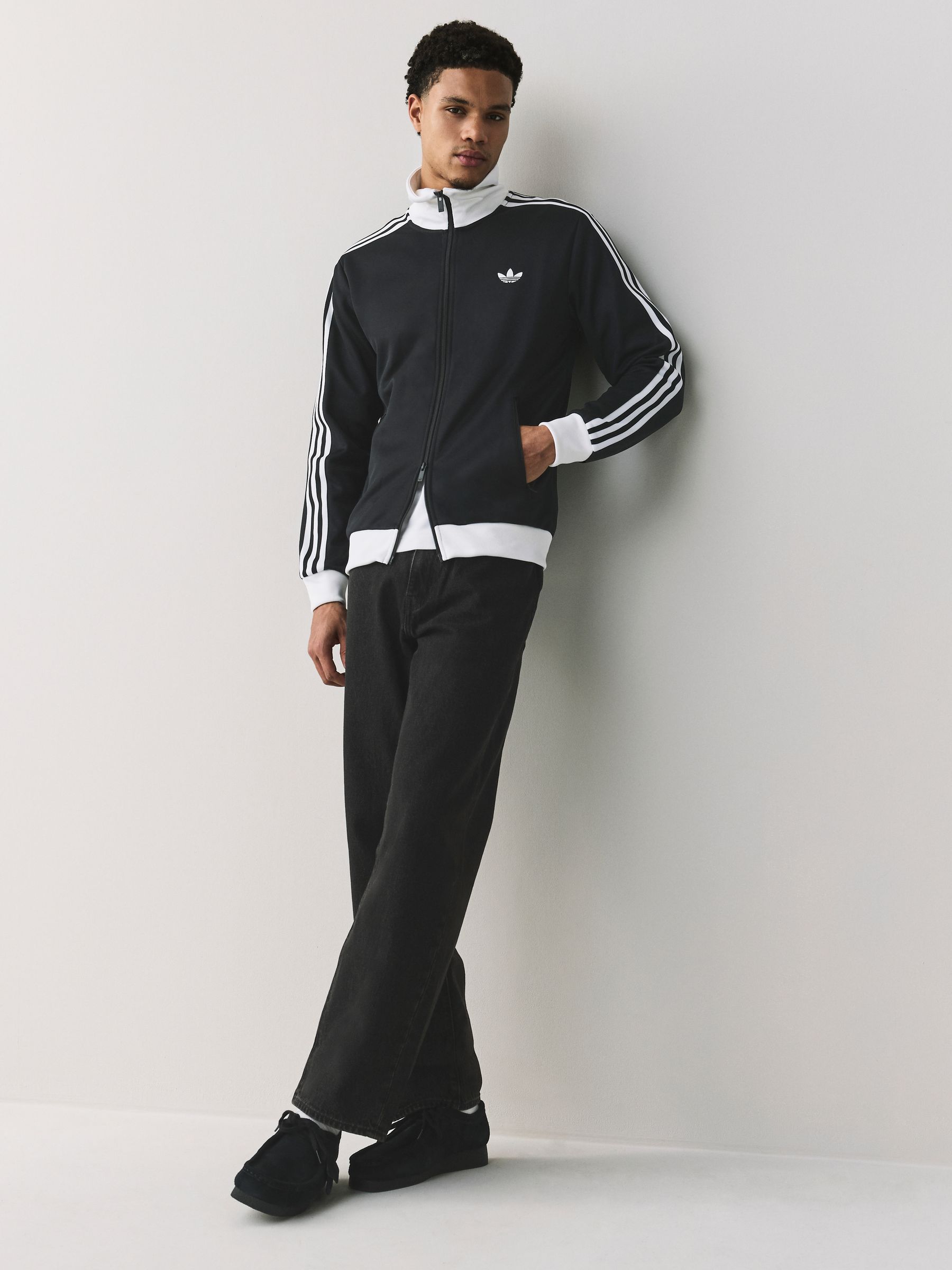 Buy adidas Originals Black Classic Jacket from Next USA