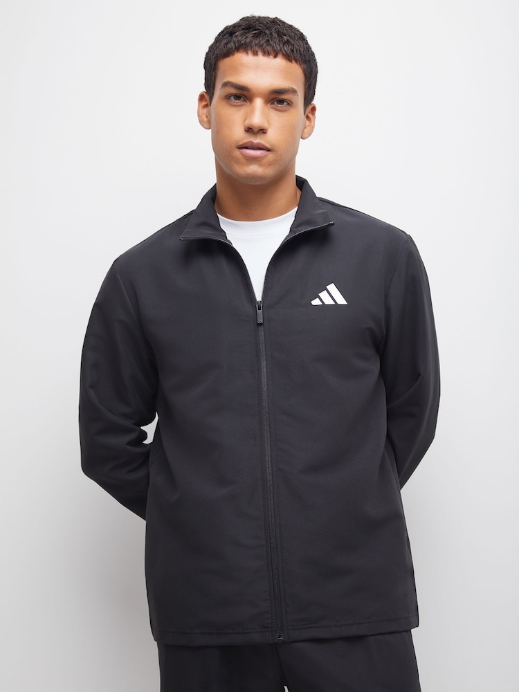 adidas Black Sportswear Woven Cargo Tracksuit - Image 2 of 6