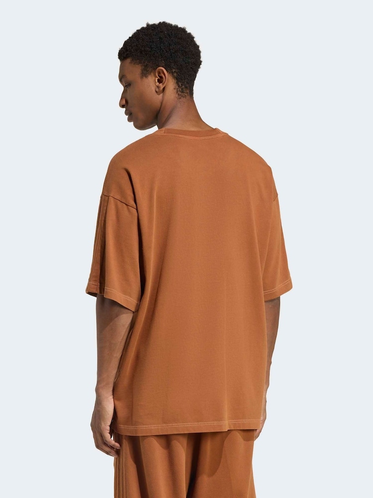 adidas Brown All SZN Washed 100% Cotton T-Shirt - Image 2 of 6