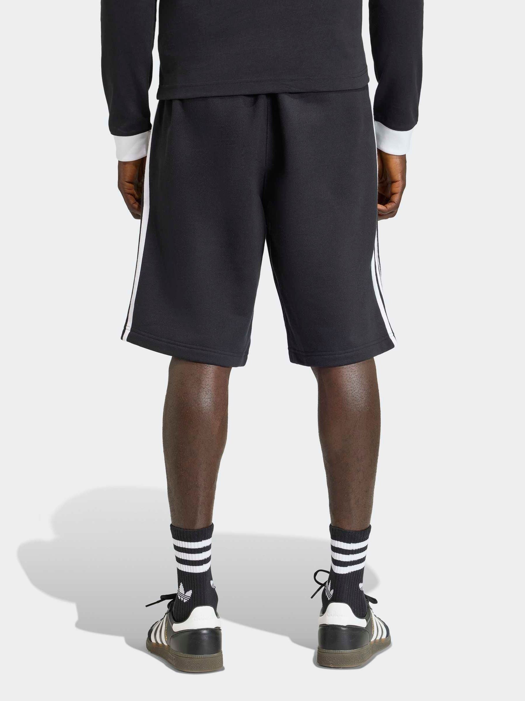  ブラック ショートパンツ 3本ストライプ Next：日本 ブラック - adidas Originals 3ストライプス ショート