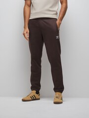 adidas Originals Brown Trefoil Essentials Joggers - Image 1 of 4