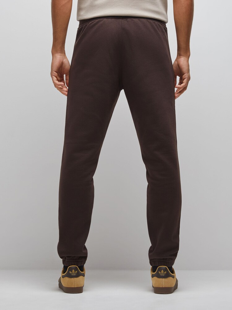 adidas Originals Brown Trefoil Essentials Joggers - Image 2 of 4
