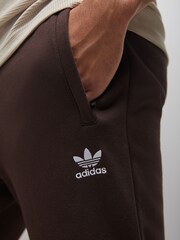 adidas Originals Brown Trefoil Essentials Joggers - Image 4 of 4