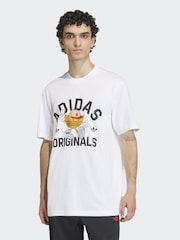 adidas Originals White Trefoil Series Character T-Shirt - Image 1 of 6