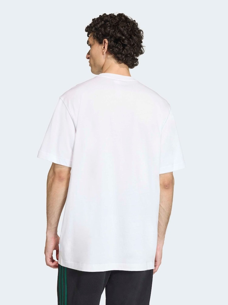 adidas Originals White Trefoil Series Character T-Shirt - Image 2 of 6