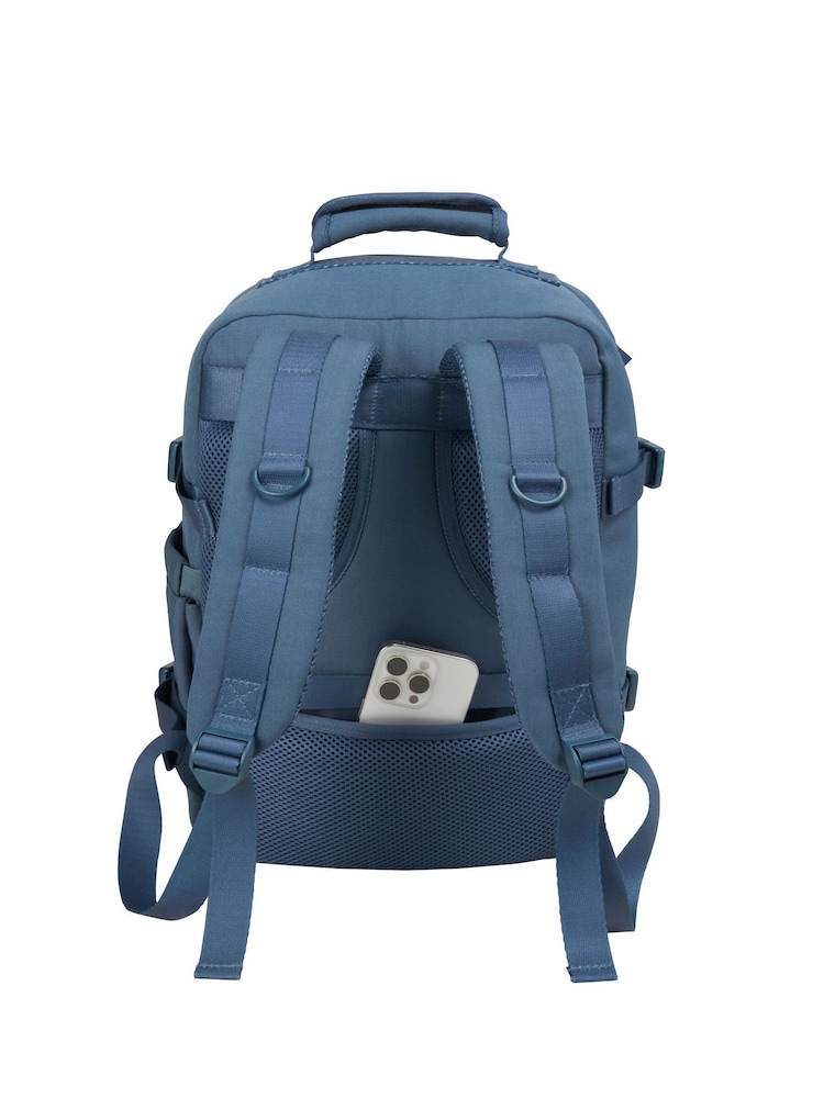 Cabin Max Blue Chrome Metz 24L Underseat Backpack - Image 2 of 5
