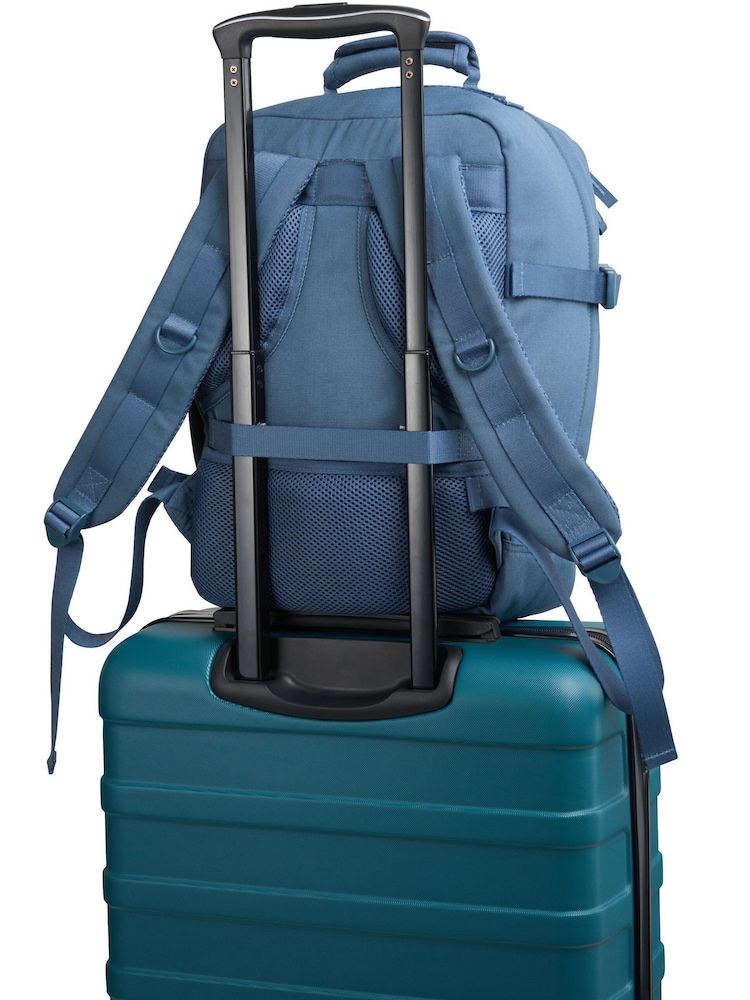 Cabin Max Blue Chrome Metz 24L Underseat Backpack - Image 5 of 5