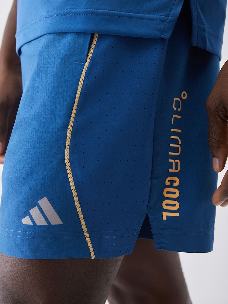 adidas Blue Tech Apparel Climacool Shorts - Image 4 of 4