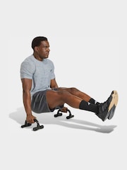 adidas Grey Workout Essentials All-Set Shorts - Image 3 of 6